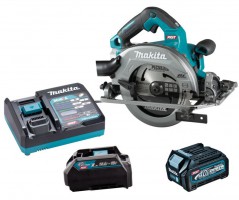 Makita HS004GD103 40V MAX XGT Brushless 190mm Circular Saw with AWS With 1x 2.5Ah Battery, Charger & Adaptor for LXT £459.95